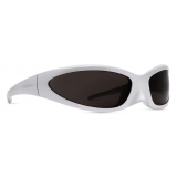 Balenciaga - Skin Cat Sunglasses - Silver - Sunglasses - Balenciaga Eyewear
