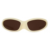 Balenciaga - Skin Cat Sunglasses - Light Yellow - Sunglasses - Balenciaga Eyewear