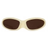 Balenciaga - Occhiali da Sole Skin Cat - Giallo Chiaro - Occhiali da Sole - Balenciaga Eyewear
