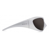 Balenciaga - Skin XXL Cat Sunglasses - Silver - Sunglasses - Balenciaga Eyewear