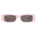 Balenciaga - Women's Dynasty Rectangle Sunglasses - Pink - Sunglasses - Balenciaga Eyewear