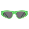 Balenciaga - Occhiali da Sole Dynasty D-frame da Donna - Verde Fluo - Occhiali da Sole - Balenciaga Eyewear