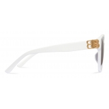 Balenciaga - Women's Dynasty Round Sunglasses - White - Sunglasses - Balenciaga Eyewear