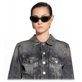 Balenciaga - Women's Rive Gauche Cat Sunglasses - Black - Sunglasses - Balenciaga Eyewear