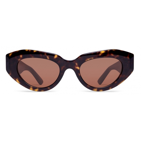 Balenciaga - Women's Rive Gauche Cat Sunglasses - Havana - Sunglasses - Balenciaga Eyewear