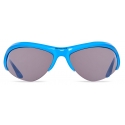 Balenciaga - Wire Cat Sunglasses - Turquoise - Sunglasses - Balenciaga Eyewear