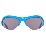 Balenciaga - Wire Cat Sunglasses - Turquoise - Sunglasses - Balenciaga Eyewear