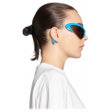 Balenciaga - Wire Cat Sunglasses - Turquoise - Sunglasses - Balenciaga Eyewear