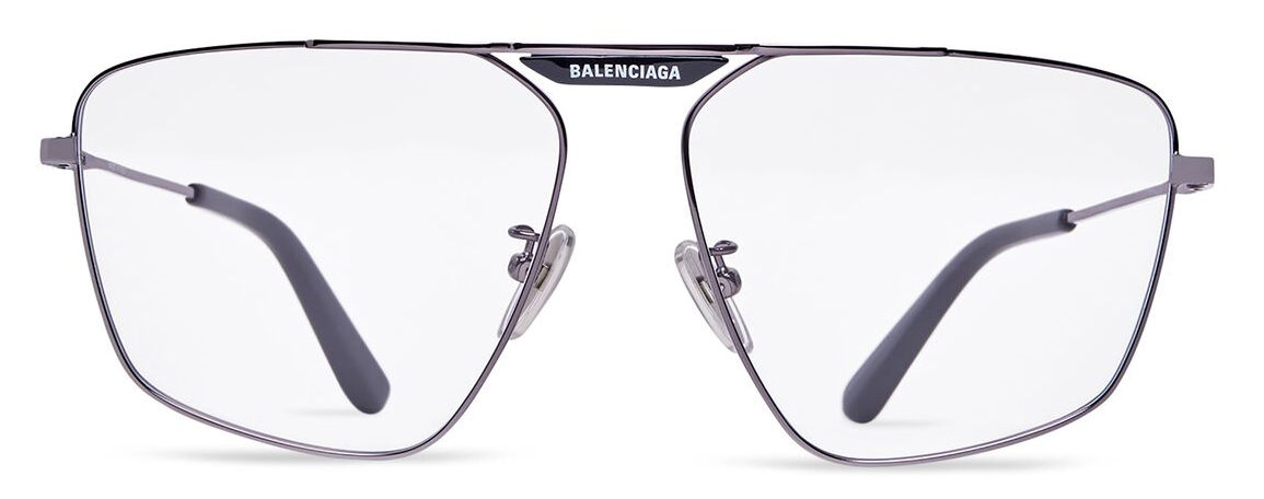 Balenciaga - Tag 2.0 Navigator Sunglasses - Dark Silver - Sunglasses -  Balenciaga Eyewear - Avvenice