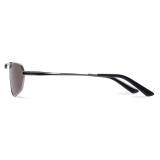 Balenciaga - Tag 2.0 Oval Sunglasses - Black - Sunglasses - Balenciaga Eyewear