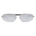 Balenciaga - Tag 2.0 Oval Sunglasses - Silver - Sunglasses - Balenciaga Eyewear