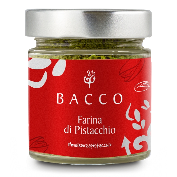 Bacco - Tipicità al Pistacchio - Farina di Pistacchio in Vasetto - Farina - 100 g