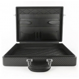 Avvenice - Pro - Business Case - Carbon Fiber Briefcase - Black - Handmade in Italy - Exclusive Luxury Collection