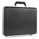 Avvenice - Evo - Business Case - Carbon Fiber Briefcase - Black - Handmade in Italy - Exclusive Luxury Collection