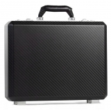 Avvenice - Evo S - Business Case - Carbon Fiber Briefcase - Black - Handmade in Italy - Exclusive Luxury Collection