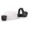 GoPro - Head Strap + QuickClip - Black - Support - Usable with GoPro HERO6 / HERO5 - 4K 1080p - GoPro Accessories