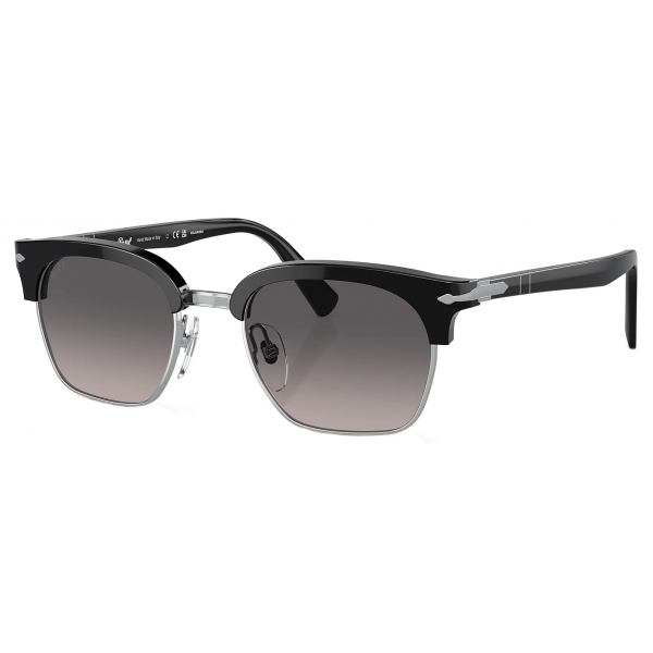 Persol - PO3199S - Black-Silver / Polarized Grey Gradient - Sunglasses - Persol Eyewear