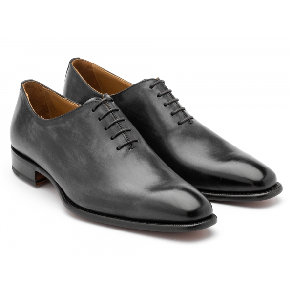 Avvenice - Fine Leather Oxfords - Grey - Shoes - Handmade in Italy - Exclusive Luxury Collection