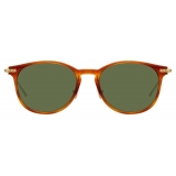 Linda Farrow - Linear Fuller A C11 D-Frame Sunglasses in Casetto - LF01AC11SUN - Linda Farrow Eyewear