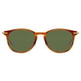 Linda Farrow - Linear Fuller C11 D-Frame Sunglasses in Casetto - LF01C11SUN - Linda Farrow Eyewear