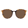 Linda Farrow - Linear Gray A C14 Oval Sunglasses in Tortoiseshell - LF02AC14SUN - Linda Farrow Eyewear