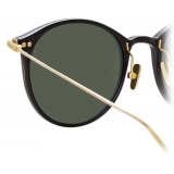 Linda Farrow - Linear Gray A C9 Oval Sunglasses in Black - LF02AC9SUN - Linda Farrow Eyewear