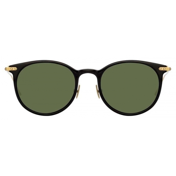 Linda Farrow - Linear Childs A C10 D-Frame Sunglasses in Black - LF03AC10SUN - Linda Farrow Eyewear