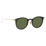 Linda Farrow - Linear Childs A C10 D-Frame Sunglasses in Black - LF03AC10SUN - Linda Farrow Eyewear