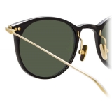 Linda Farrow - Linear Childs A C10 D-Frame Sunglasses in Black - LF03AC10SUN - Linda Farrow Eyewear