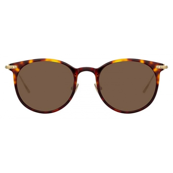 Linda Farrow - Linear Childs A C11 D-Frame Sunglasses in Tortoiseshell - LF03AC11SUN - Linda Farrow Eyewear