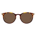 Linda Farrow - Linear Childs A C11 D-Frame Sunglasses in Tortoiseshell - LF03AC11SUN - Linda Farrow Eyewear