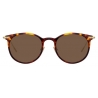 Linda Farrow - Occhiali da Sole D-Frame Linear Childs A C11 in Tartaruga - LF03AC11SUN - Linda Farrow Eyewear