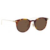 Linda Farrow - Linear Childs A C11 D-Frame Sunglasses in Tortoiseshell - LF03AC11SUN - Linda Farrow Eyewear