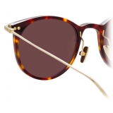 Linda Farrow - Linear Childs A C11 D-Frame Sunglasses in Tortoiseshell - LF03AC11SUN - Linda Farrow Eyewear