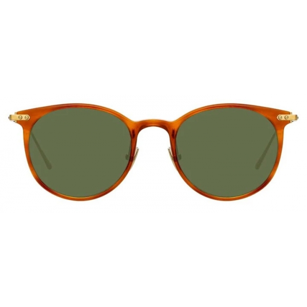 Linda Farrow - Linear Childs A C13 D-Frame Sunglasses in Casetto - LF03AC13SUN - Linda Farrow Eyewear