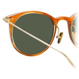 Linda Farrow - Linear Childs A C13 D-Frame Sunglasses in Casetto - LF03AC13SUN - Linda Farrow Eyewear