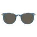 Linda Farrow - Linear Childs A C14 D-Frame Sunglasses in Marine - LF03AC14SUN - Linda Farrow Eyewear