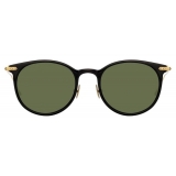 Linda Farrow - Linear Childs C10 D-Frame Sunglasses in Black - LF03C10SUN - Linda Farrow Eyewear