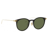 Linda Farrow - Linear Childs C10 D-Frame Sunglasses in Black - LF03C10SUN - Linda Farrow Eyewear