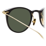 Linda Farrow - Linear Childs C10 D-Frame Sunglasses in Black - LF03C10SUN - Linda Farrow Eyewear