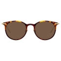 Linda Farrow - Linear Childs C11 D-Frame Sunglasses in Tortoiseshell - LF03C11SUN - Linda Farrow Eyewear