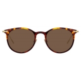 Linda Farrow - Linear Childs C11 D-Frame Sunglasses in Tortoiseshell - LF03C11SUN - Linda Farrow Eyewear