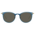 Linda Farrow - Linear Childs C14 D-Frame Sunglasses in Marine - LF03C14SUN - Linda Farrow Eyewear