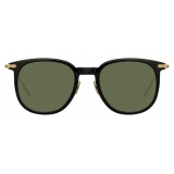 Linda Farrow - Linear Stern A C8 Square Sunglasses in Black - LF04AC8SUN - Linda Farrow Eyewear
