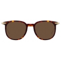 Linda Farrow - Linear Stern A C9 Square Sunglasses in Tortoiseshell - LF04AC9SUN - Linda Farrow Eyewear