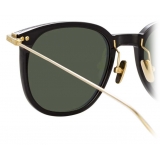 Linda Farrow - Linear Stern C8 Square Sunglasses in Black - LF04C8SUN - Linda Farrow Eyewear