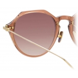 Linda Farrow - Occhiali da Sole Angolare Linear Wren A C10 in Tabacco - LF05AC10SUN - Linda Farrow Eyewear