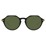 Linda Farrow - Linear Wren A C7 Angular Sunglasses in Black - LF05AC7SUN - Linda Farrow Eyewear