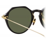 Linda Farrow - Linear Wren A C7 Angular Sunglasses in Black - LF05AC7SUN - Linda Farrow Eyewear