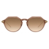 Linda Farrow - Linear Wren C10 Angular Sunglasses in Tobacco - LF05C10SUN - Linda Farrow Eyewear